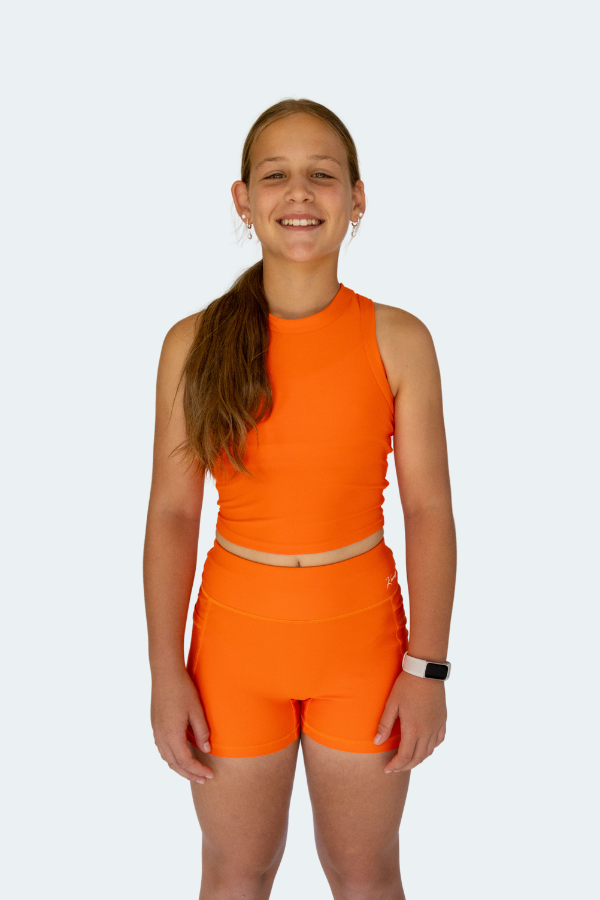 Active Tank (Youth) - Orange Crush