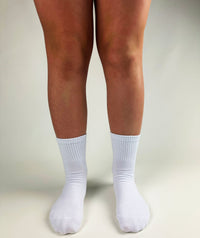 Base Crew Sock - White