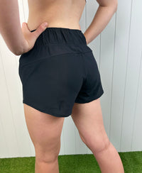 Poly Stretch Shorts (Youth) - Black