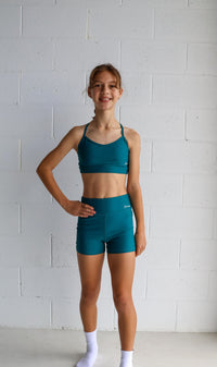 Active Crop (Youth) - Teal Green