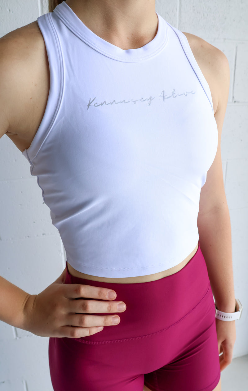 Active Tank (Ladies) - White