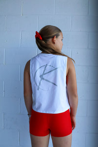 O.G Tank (Youth) - White/Silver