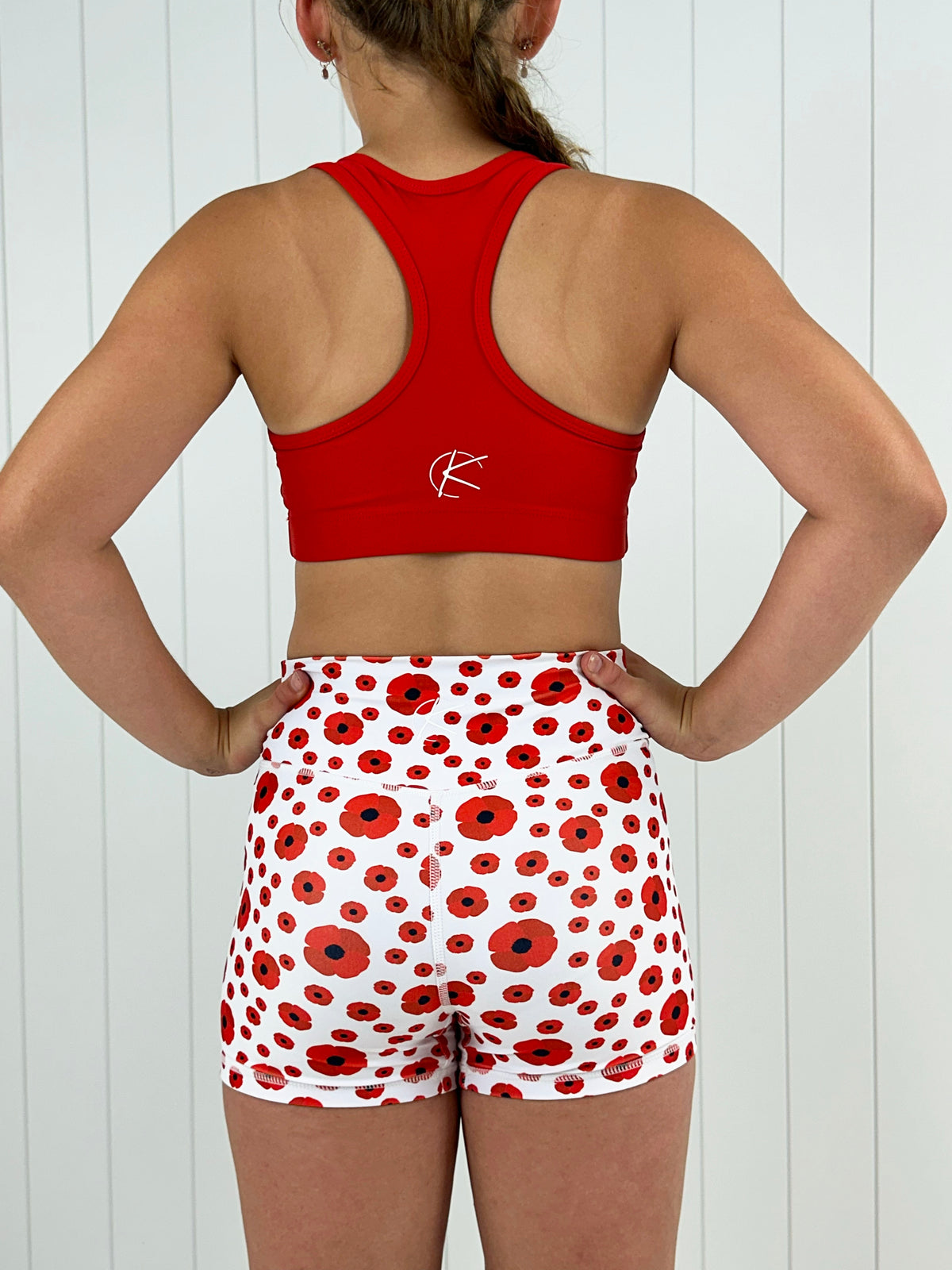 O.G Bike Shorts (Youth) - Poppy