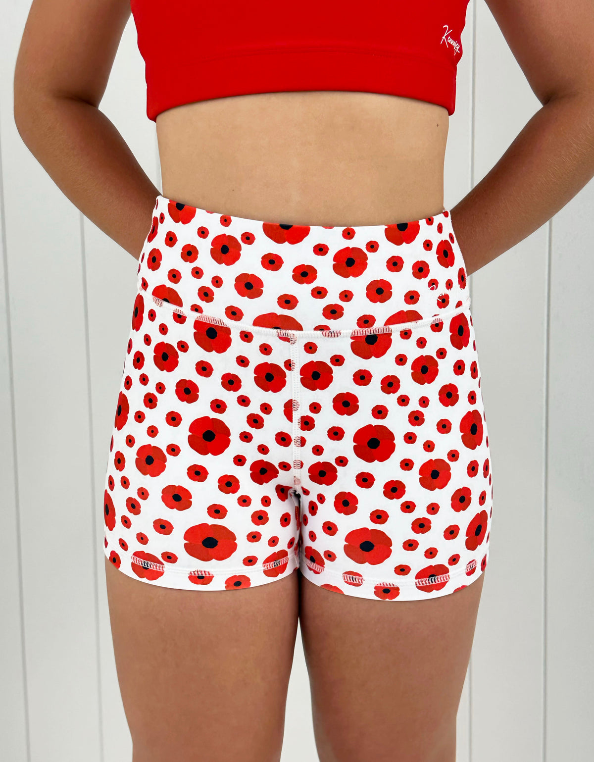 O.G Bike Shorts (Youth) - Poppy